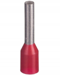 Isoleeritud muhv Ti 1mm2/8mm, punane, tsingitud, 500 tk.