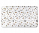 Puuvillane lina kummipaelaga 120x60cm - "pruun hirv"