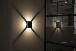 Kanlux Refazi El Led seinavalgusti, must, 6w, Ip54