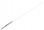 Valge k&uuml;&uuml;nekunsti pintsel 5 mm harjastega