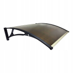 Uksekate Metal-gum, 100x80 cm, must/pruun