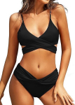 Push-Up Kaheosaline Bikiinikomplekt Shekini M Must, M