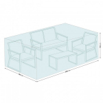 Kaitsekate Mirpol CS 280x180x100 cm hall, veekindel aiatoolidele