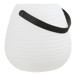 LED lamp Derry, 20.5x21x21 cm, valge