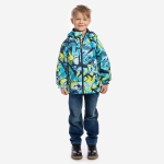 Huppa Laste kevad-s&uuml;gis jope JONE, neon blue pattern