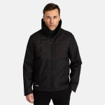 Huppa Meeste kevad-s&uuml;gis jope TARVA, black/ black