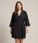 Vero Moda Curve Naiste kimono 10342327*01, must 5715867412679