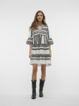 Vero Moda naiste kleit 10225127*02, valge/must 5715314316246