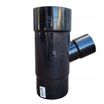 Gamrat 110/63/67,5' must Pvc vihmaveerenni tee