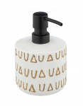 Keraamiline seebi dosaator Avila boho 350ml, k&auml;sitsi valmistatud