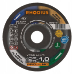 Rhodius X2 l&otilde;ikeketas 125x1,0x22,23 terase, alumiiniumi, betooni jaoks