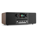 Audizio Naples Interneti-raadio CD/BT/DAB+/Internetipruun puit