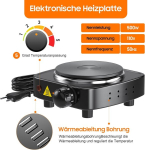 Sevkumz Premium k&uuml;&uuml;nalde valmistamise komplekt elektroonilise k&uuml;tteplaadiga - Diy algaja tarvikud - sisaldab 900 ml kastekannu, segamislusikat, tahtide hoidjat ja termomeetrit