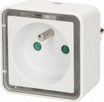 Led lamp 230v pistikupesa ja h&auml;marusanduriga, 4000k
