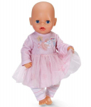 Kleit Baby born heleroosa, 36 cm