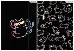 A4 kaust elastse "kitty Holo"-ga