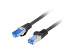 Lanberg Patchcord S/ftp Cat.6a 0,25m Lszh Cca Must