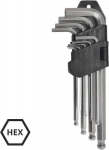 AWTOOLS kuulfikseeritud kuusnurkade komplekt / 1,5-10 mm / 9 t&uuml;kki 1,5/2/2,5/3/4/5/7/8/10 mm