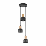 Tk Lighting Cairo 4895 rippvalgusti, must