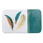 T&uuml;rkiissinine kullamustriga vannivaip, 45x75 cm