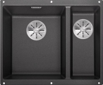 Blanco Subline 340/160-u graniit, 1,5 kambriga, must