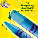 Laste Twistables Crayola karastusvabad pliiatsid 18 v&auml;rvi