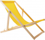 Puidust rannalamamistool vidaXL Woodok, kollane p&ouml;&ouml;gipuu, 119x60 cm