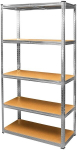 Metallist riiul 150x75x30cm, 4 riiulit Mdf, 600kg, garaaži