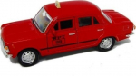Mudel "fiat 125p Taxi" 1:39, punane