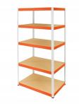 Metallist riiul Helios Hwo 213x90x50cm, 5 riiulit, 400kg/riiul
