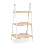 Riiul Berilo, valge/pruun