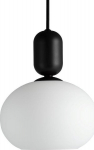 Nordlux Notti rippvalgusti E27 40w, 23,8cm, must/mokka