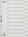 Elba Strong Line A4 1-10 lk tabs, valge