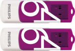 USB pulk Philipsi 2x64gb Usb-m&auml;lupulgad, kokku 128gb, 2 tk.