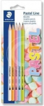Pliiats Hb Staedtler Norica Pastel Line, 5 tk. pakendis
