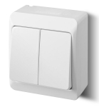 Elektro-plast Hermes topeltl&uuml;liti valge 0332-02