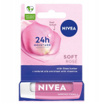 Nivea Soft Rose roosil&otilde;hna ja s&auml;raga huulepalsam