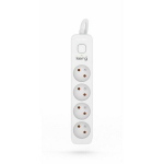 Pikendusjuhe l&uuml;litiga, 4 pistikupesa, maandus, 1,5m