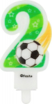 Jalgpallitordi k&uuml;&uuml;nal "2" roheline