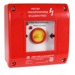 Tulekahju nupp Led-iga, 1no 1nc, 230v, Ip65