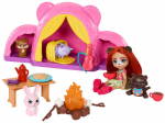 Enchantimals stovyklavimo kelionės rinkinys me&scaron;kiuko lėlė ZA5995