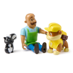 Psi Patrull 3 tegelast: Rubble, Mr. Porter ja Skunk