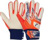 Reusch Attrakt Starter Solid Junior v&auml;ravavahi kindad, oranž/sinine, suurus 8