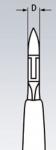 Knipex 77 32 115 T&auml;psed k&uuml;lgl&otilde;iketangid, 115 mm