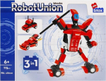 Ehitusplokid "robot 3in1", 115 osa