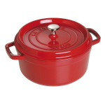 Staub 24 cm emailitud malmist praepann, punane