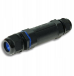Must 5-kontaktiline Ip68 kaabli pistik 16a 0,5-2,5 mm&sup2;