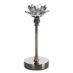 Dekoratiivne taldrik Eurofirany Dalia, metall, 29 cm, must
