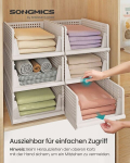 Garderoobi korraldaja komplekt, 43x33x18.5 cm, valge, plast