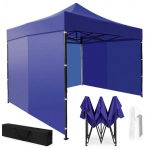 Automaatne h&uuml;pik-aed-paviljoni telk, 3x3 m, sinine, Multigarden